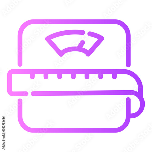 body mass index Gradient icon