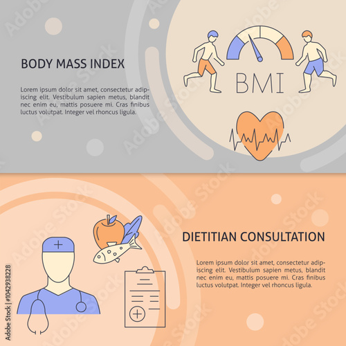 BMI and dietitian banner templates