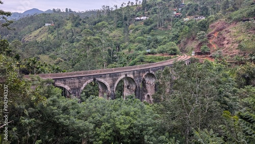 Nine Arches Bridge in Ella, Sri Lanka