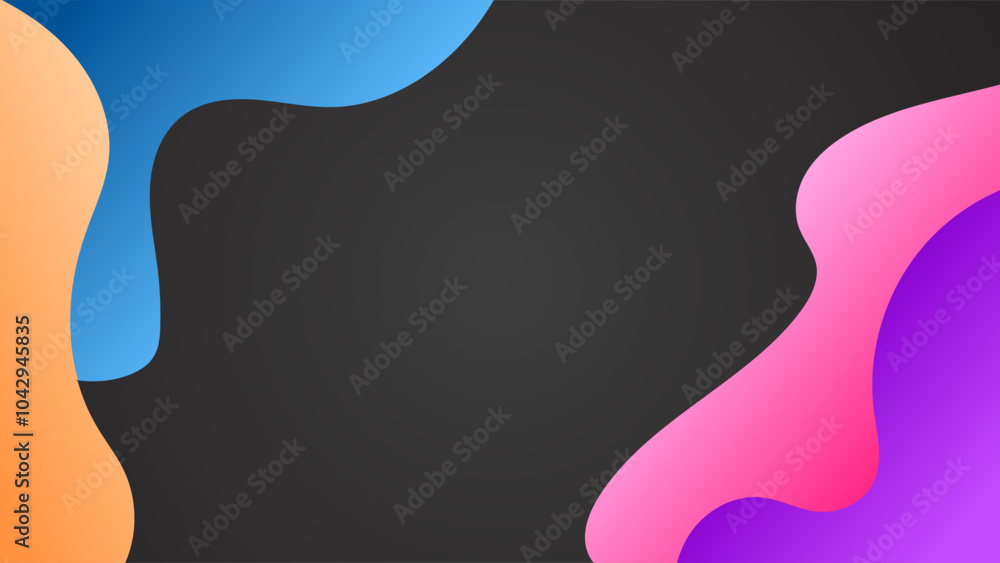 ABSTRACT DARK BACKGROUND WITH HAND DRAWN SHAPES GRADIENT COLOR DESIGN VECTOR TEMPLATE FOR WALLPAPER, COVER DESIGN, HOMEPAGE DESIGN ABSTRACT DARK BACKGROUND WITH HAND DRAWN SHAPES GRADIENT COLOR DESIGN VECTOR TEMPLATE FOR WALLPAPER, COVER DESIGN, HOMEPAGE DESIGN