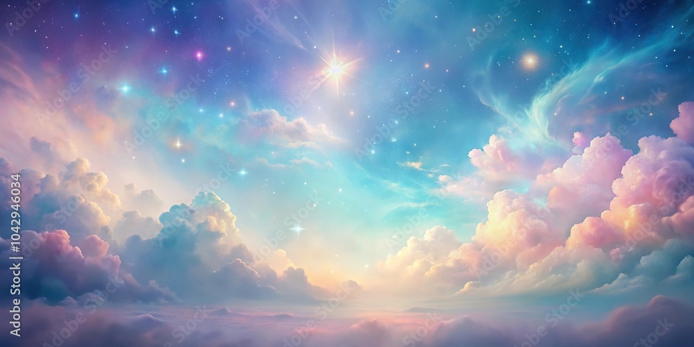 dreamy celestial painting with soft focus blur dreamy celestial painting with soft focus blur