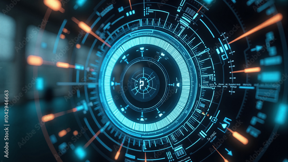 8k Futuristic HUD background 5 8k Futuristic HUD background 5