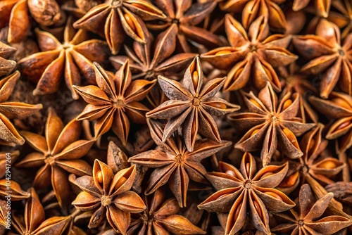 dried star anise seeds from the plant Pimpinella anisum L