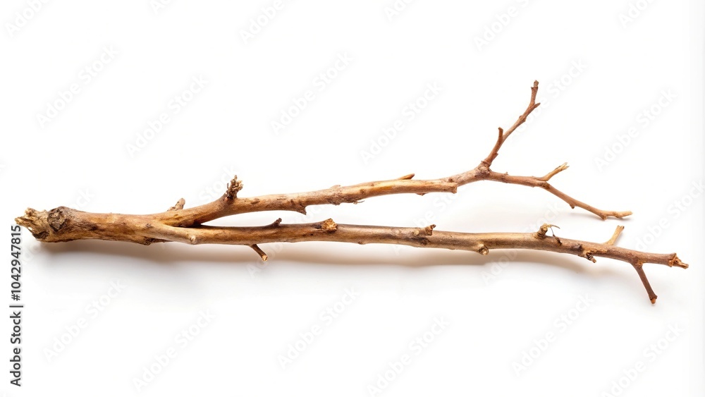 Fototapeta premium Dry branches isolated on white background