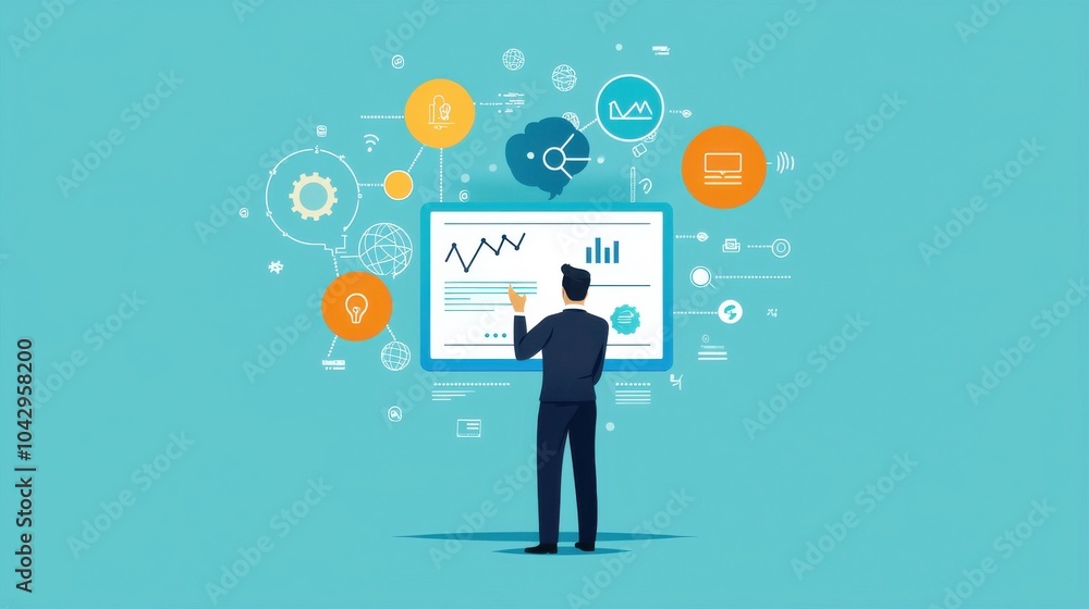 Business Owner Using AI Tools for Growth Business Owner Using AI Tools for Growth