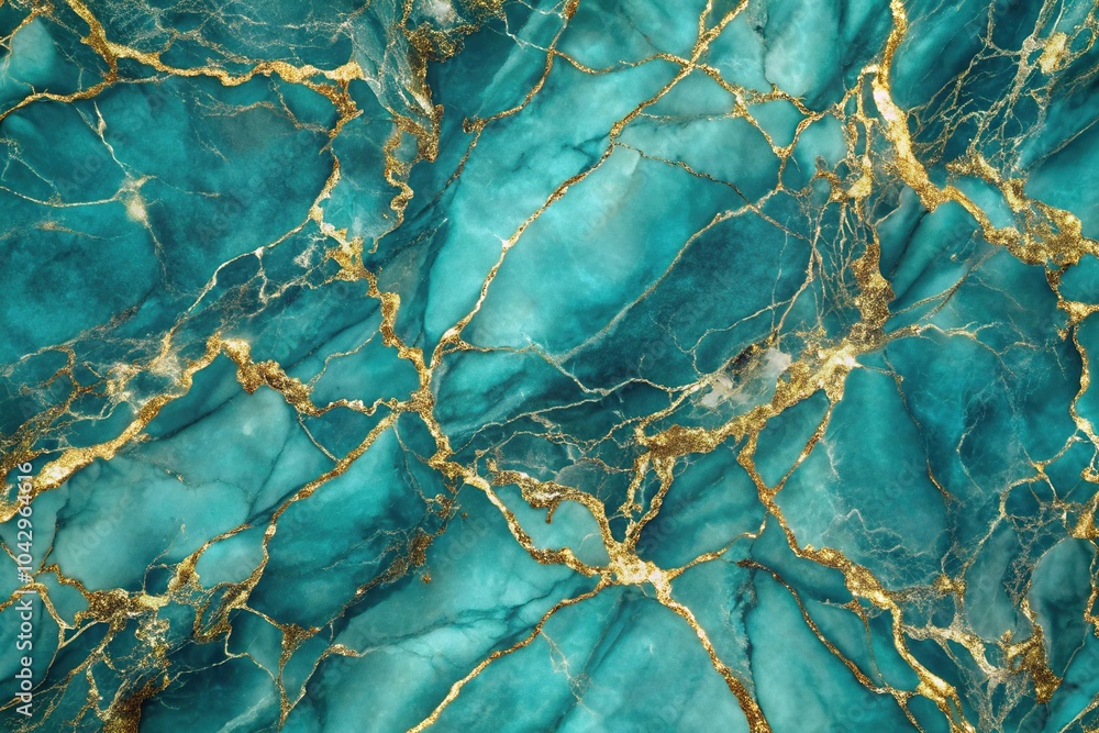 luxurious teal marble fabric with golden veins luxurious teal marble fabric with golden veins