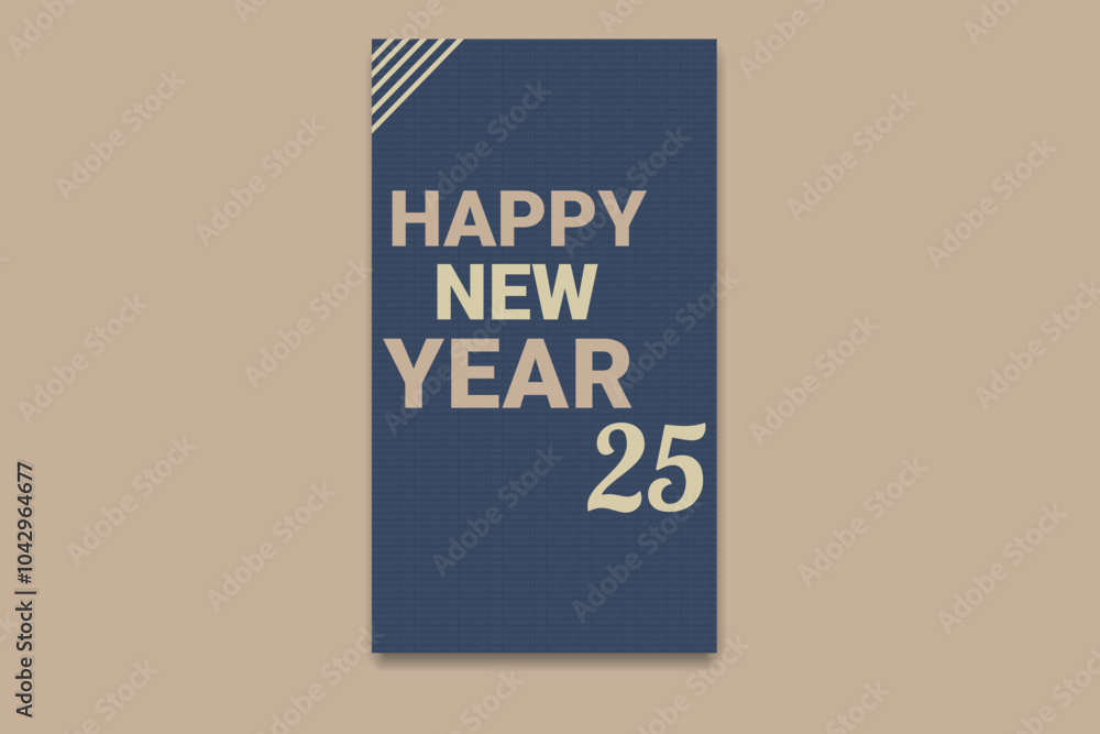 New year social media story template New year social media story template