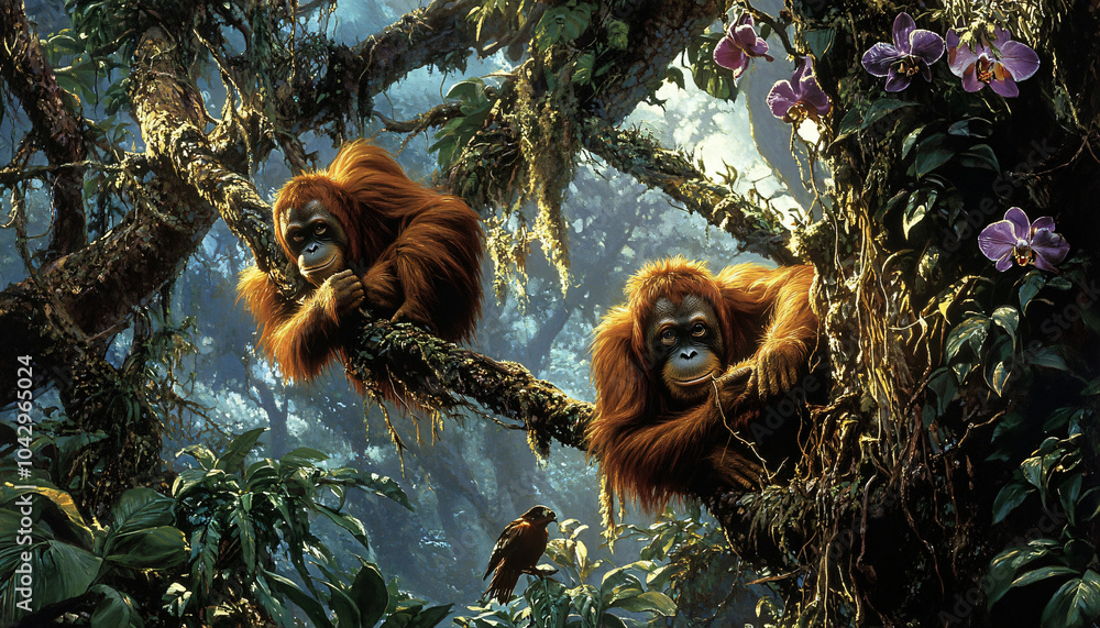Obraz premium wildlife in the unique natural world