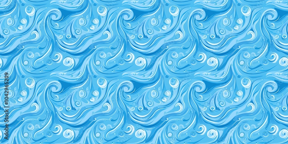 Seamless water pattern with a fluid, natural design. seamless background pattern Seamless water pattern with a fluid, natural design. seamless background pattern