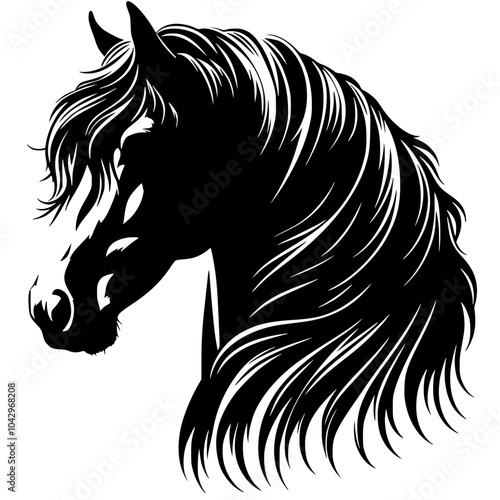 Portrait of a stallion