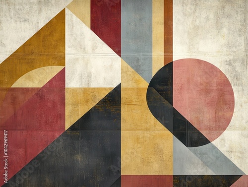 Modern Geometric Shapes in Sleek Arrangement