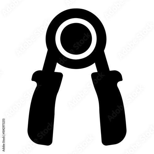 hand grip Solid icon