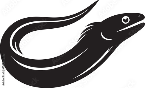 Eel fish vector illustration design