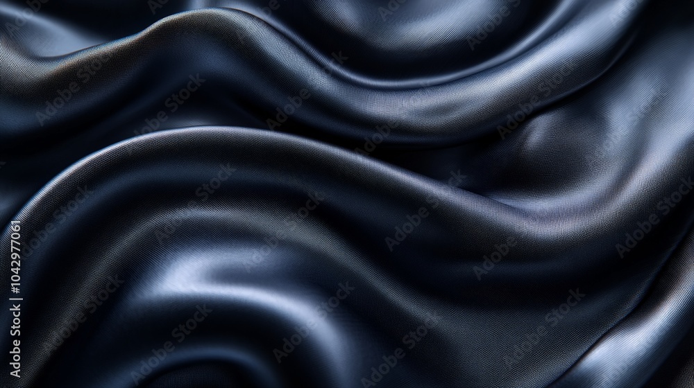 Fototapeta premium Luxurious silk fabric waves with smooth textures for elegant backgrounds