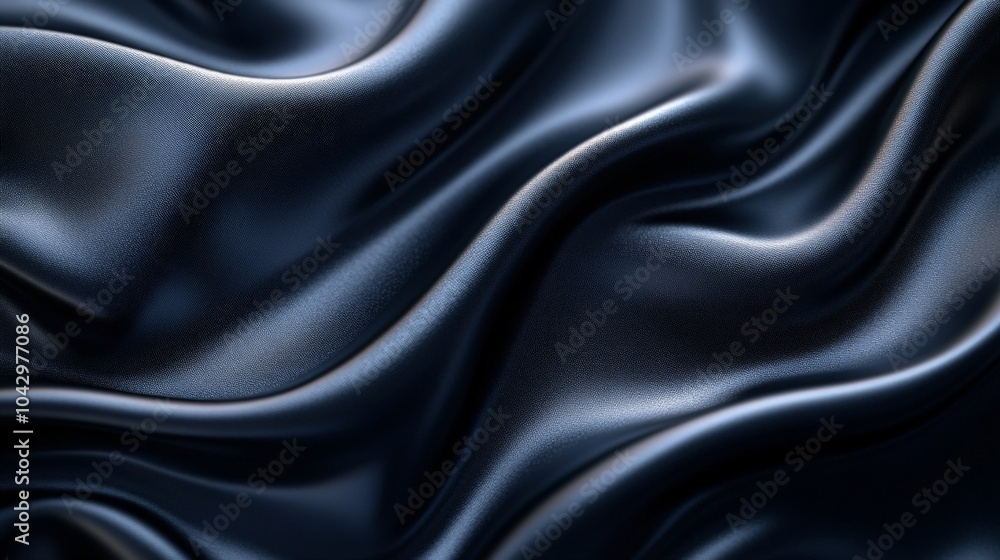 Obraz premium Luxurious silk fabric waves with smooth textures for elegant backgrounds