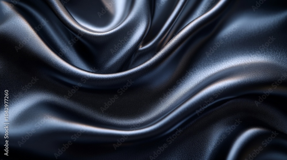 Fototapeta premium Luxurious silk fabric waves with smooth textures for elegant backgrounds