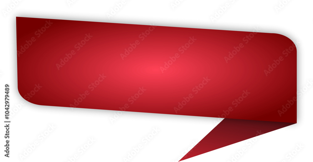 Red Speech Bubble Ornament Red Speech Bubble Ornament