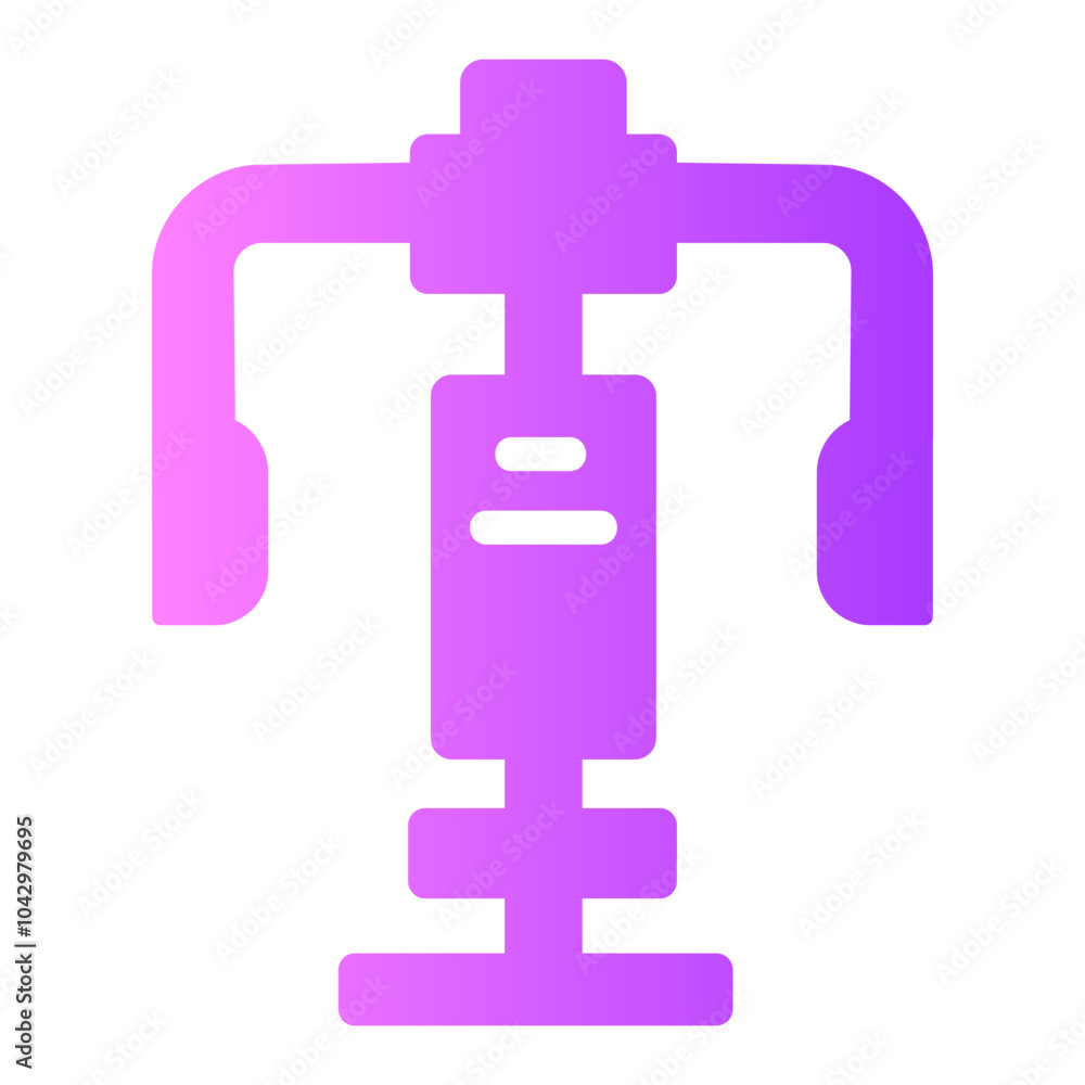 Obraz premium chest press Gradient icon