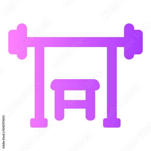 bench press Gradient icon