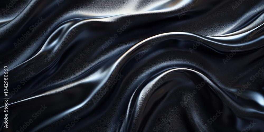 Fototapeta premium Luxurious silk fabric waves with smooth textures for elegant backgrounds
