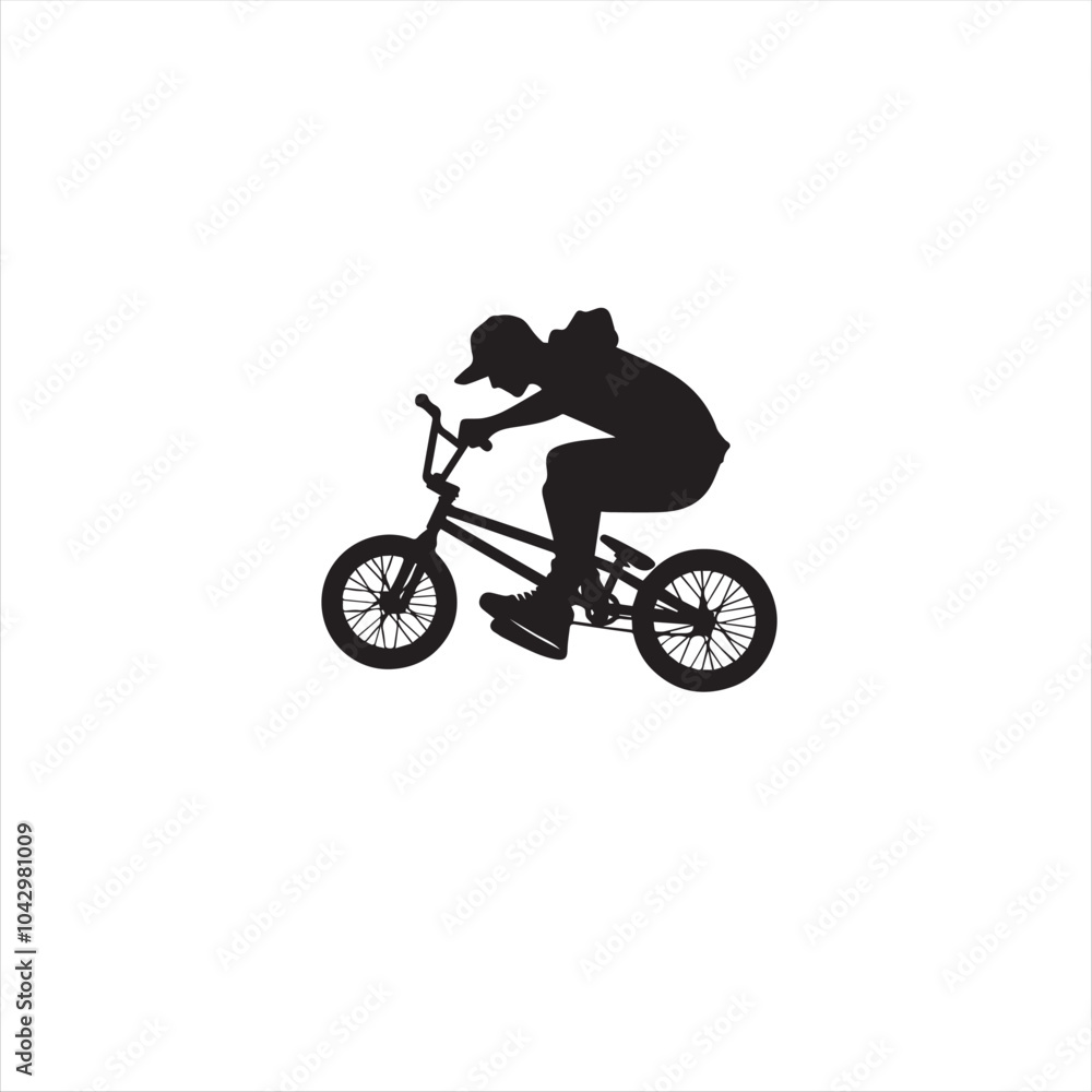 BMX bike player vector illustration for icon, symbol or logo. BMX bike player template logo. BMX player silhouette. bmx bike BMX bike player vector illustration for icon, symbol or logo. BMX bike player template logo. BMX player silhouette. bmx bike
