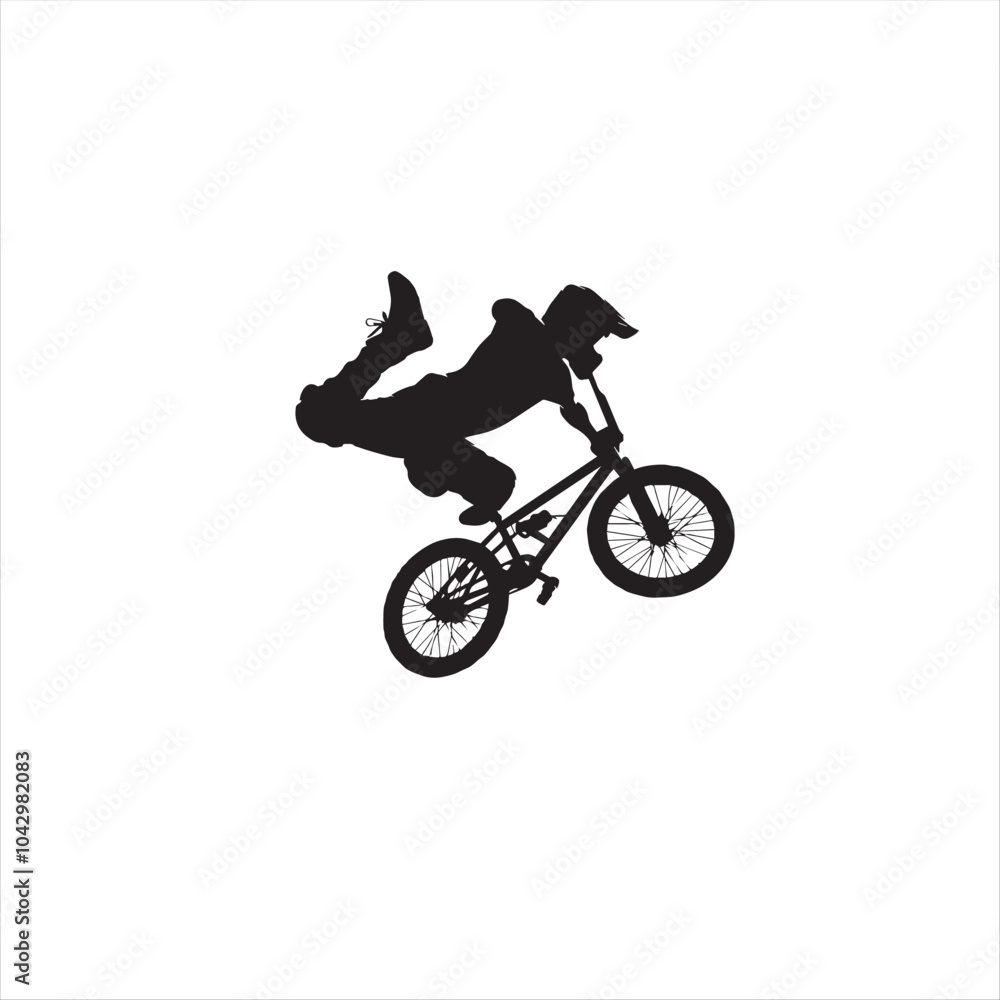 BMX bike player vector illustration for icon, symbol or logo. BMX bike player template logo. BMX player silhouette. bmx bike BMX bike player vector illustration for icon, symbol or logo. BMX bike player template logo. BMX player silhouette. bmx bike