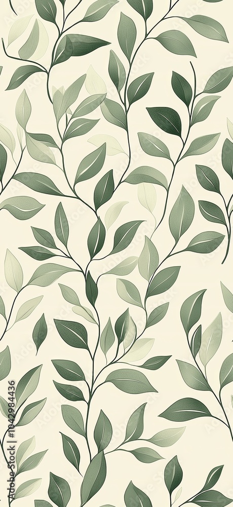Seamless leaf pattern. Elegant grey green leaf background. Luxurious botanical texture Seamless leaf pattern. Elegant grey green leaf background. Luxurious botanical texture