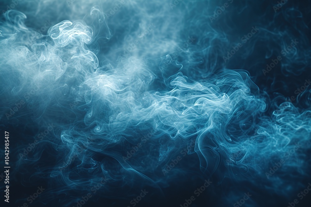 Obraz premium Abstract background smoke. Dark background white smoke.