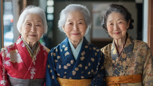 An Asian fashion designer creating traditional clothing for elderly people, incorporating cultural symbols and comfort into the designs.