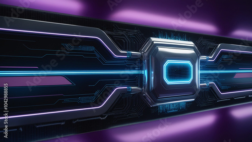 Wallpaper Mural Advance Futuristic Technology Abstract Background Torontodigital.ca