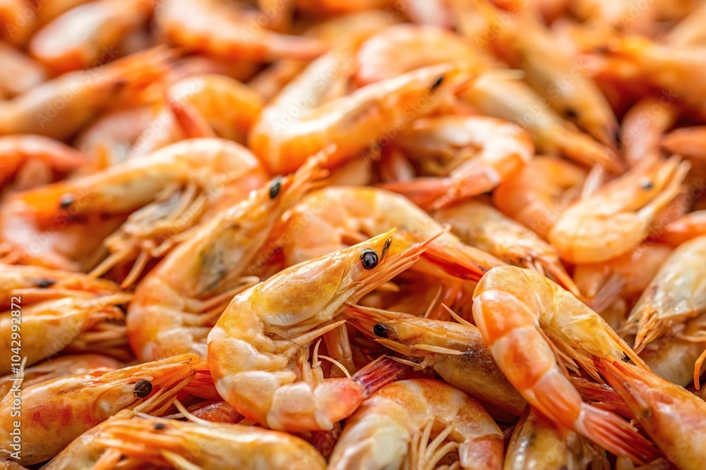 Extreme close-up abstract background of shrimp peels with selective focus Extreme close-up abstract background of shrimp peels with selective focus