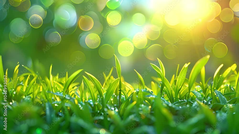 A detailed view of vibrant green grass illuminated by the sunlight, showcasing intricate blades and texture. A detailed view of vibrant green grass illuminated by the sunlight, showcasing intricate blades and texture.