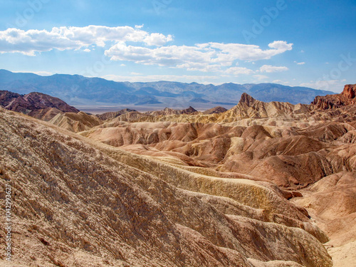  Zabriskie point in the death valley photo