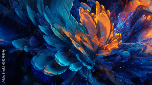 Wallpaper Mural Elegant abstract waves showcasing vibrant colors blending from pink to purple in a smooth, flowing design Torontodigital.ca