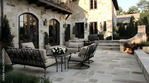 Fototapeta Naklejka Na Ścianę i Meble -  street cafe in the city. Generative AI