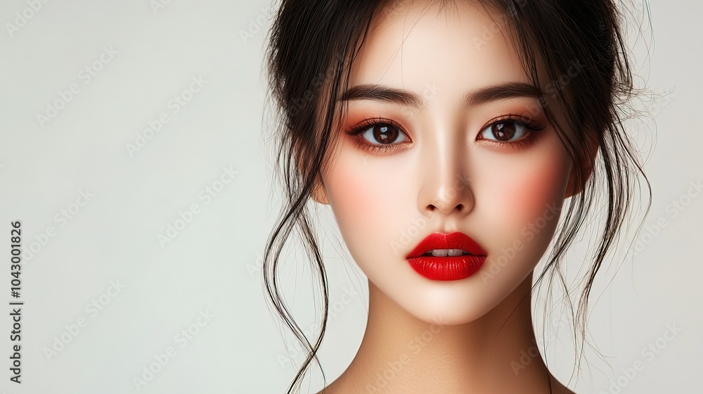 Beautiful asian woman with make-up Beautiful woman with make-up Beautiful asian woman with make-up Beautiful woman with make-up