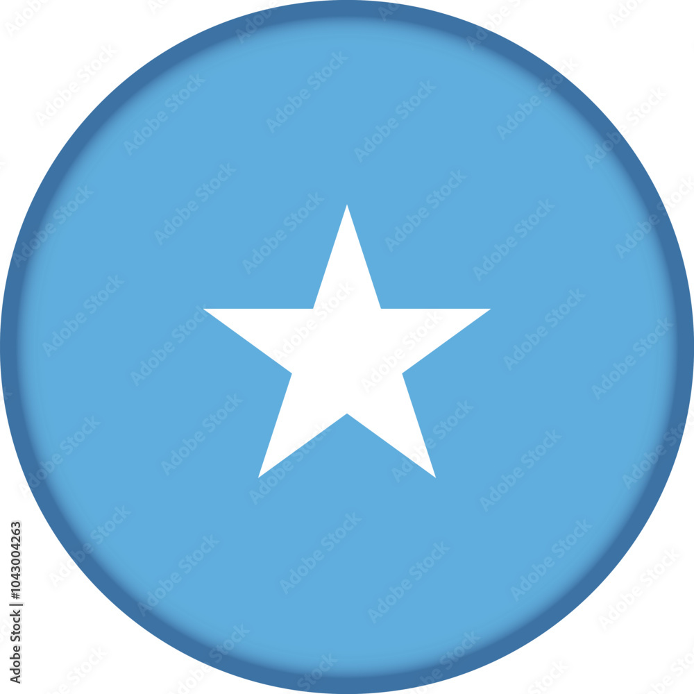 Round flag of Somalia Round flag of Somalia
