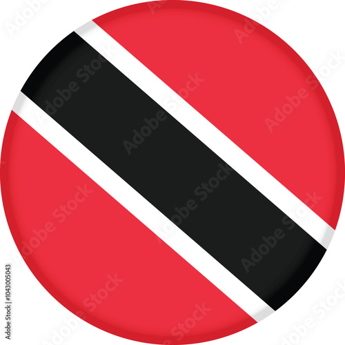 Free Download Round flag of Trinidad and Tobago - GFXLoad