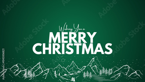 wishing you a merry chritmas vector illustrator.