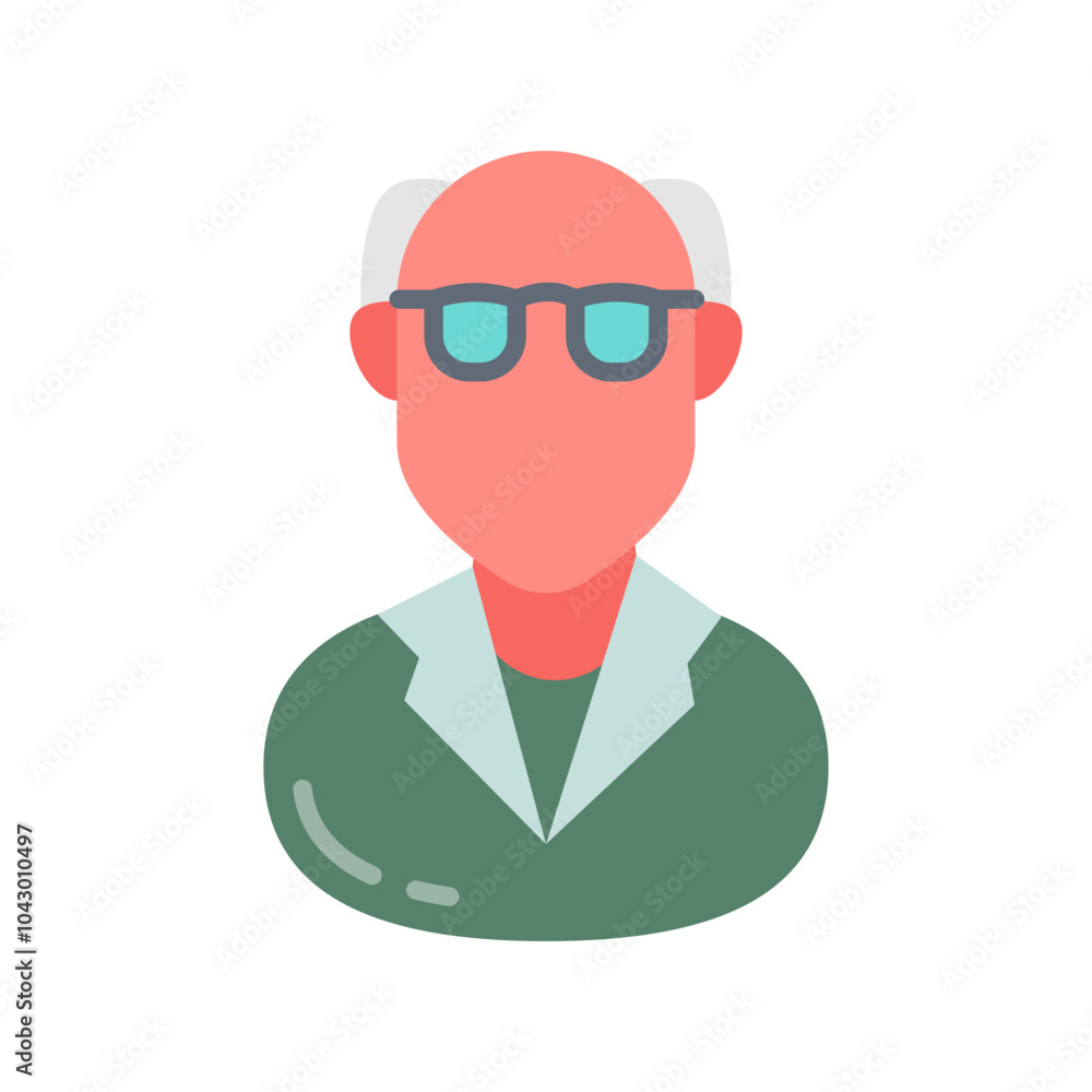 Psychotherapist Flat Icons, Vector illustration Psychotherapist Flat Icons, Vector illustration