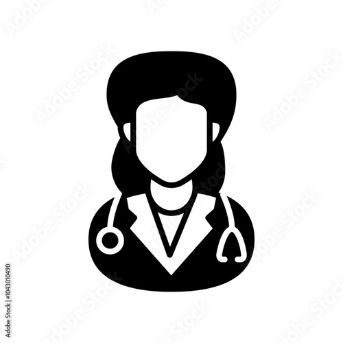 Pulmonologisticon Glyph Icon, Vector illustration