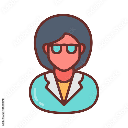 Gynecologist Filled Icons , Vector illustration