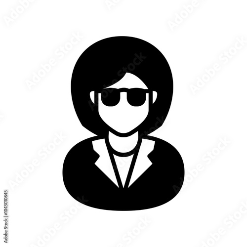 Gynecologist Glyph Icon, Vector illustration