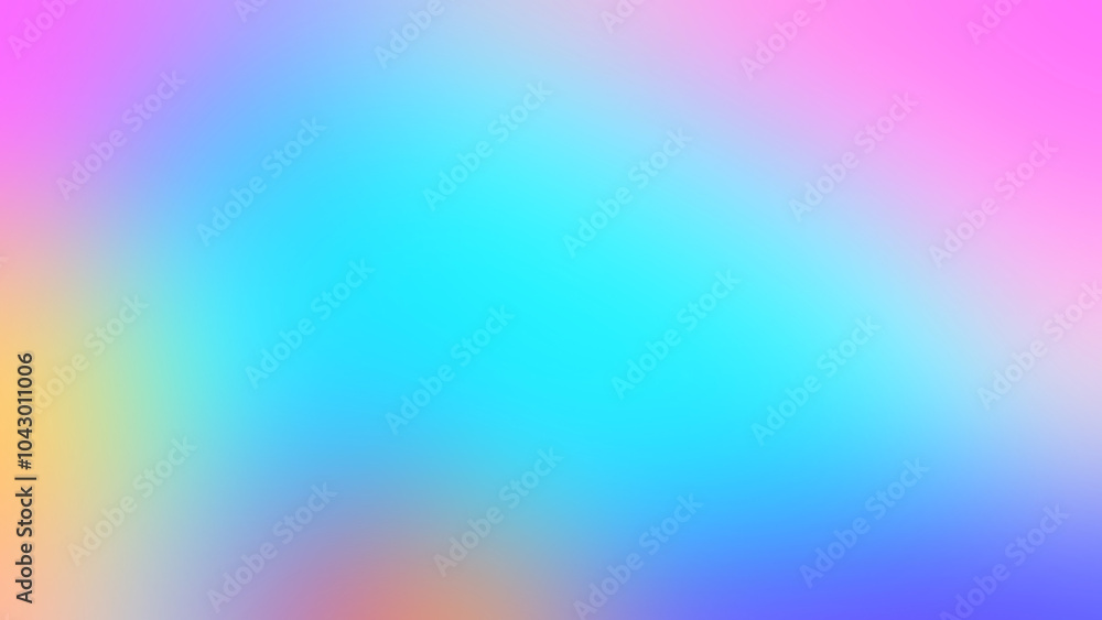 Obraz premium abstract gradient multicolor backgounds 4k Smooth transitions of iridescent colors, Soft pastel color gradient, Colorful gradient Rainbow