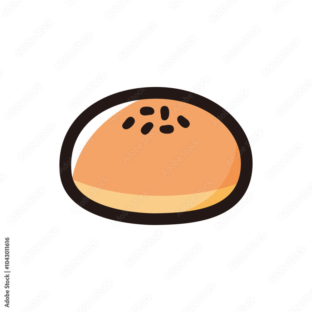 Anpan outline icon for graphic design, apps and websites Anpan outline icon for graphic design, apps and websites