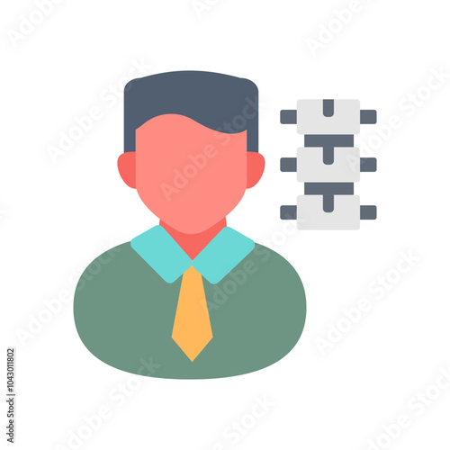 Rheumatologist Flat Icons, Vector illustration