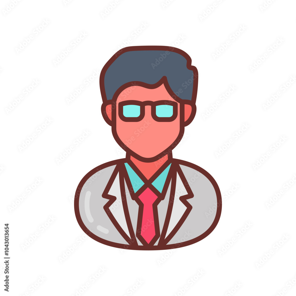 Allergy Specialist Filled Icons , Vector illustration Allergy Specialist Filled Icons , Vector illustration
