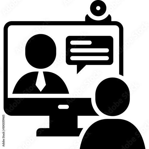 Online Interview Icon