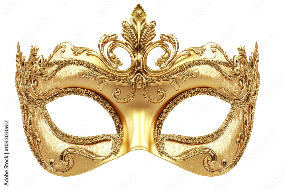 Golden ornate masquerade mask PNG Transparency Golden ornate masquerade mask PNG Transparency