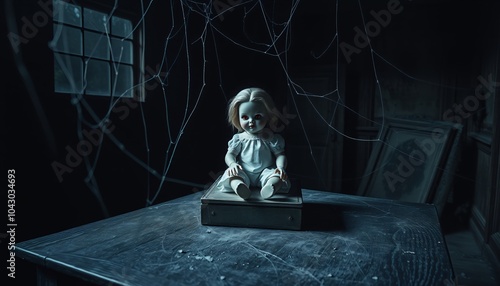 creepy posessed doll photo